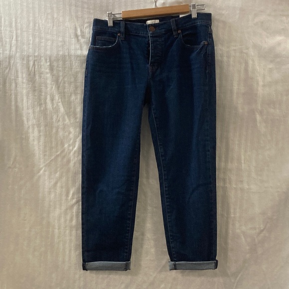 LOFT Denim - LOFT  Outlet NWT Indigo Boyfriend Button-Fly Jeans